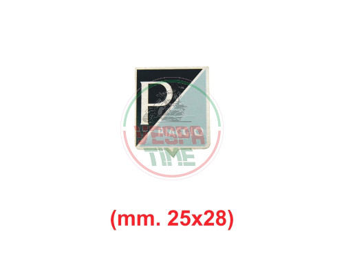 Scudetto piaggio alluminio - "piaggio",