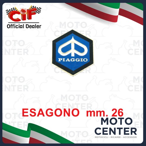 Scudetto esagonale mm - 26,